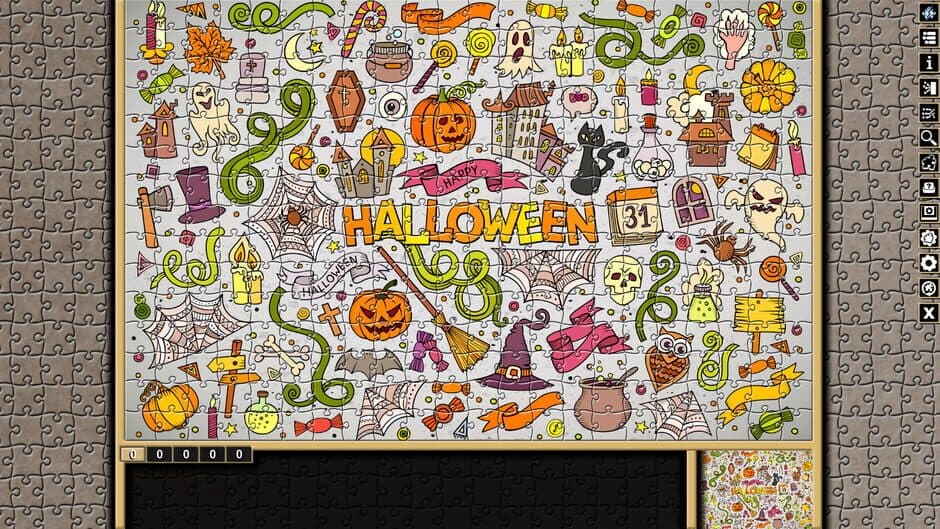 Скриншот 1 из Pixel Puzzles Traditional Jigsaws: Pack - Halloween