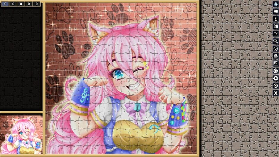 Скриншот 3 из Pixel Puzzles: Illustrations & Anime - Jigsaw Pack: Neko