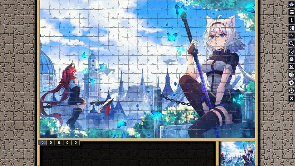 Скриншот 4 из Pixel Puzzles: Illustrations & Anime - Jigsaw Pack: Neko