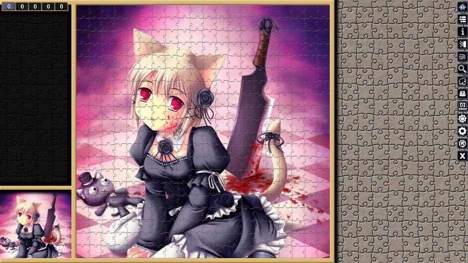 Скриншот 7 из Pixel Puzzles: Illustrations & Anime - Jigsaw Pack: Neko