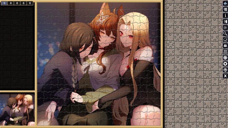 Скриншот 5 из Pixel Puzzles: Illustrations & Anime - Jigsaw Pack: Neko