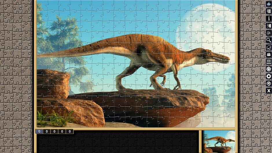Скриншот 1 из Pixel Puzzles: Illustrations & Anime - Jigsaw Pack: Dinosaurs