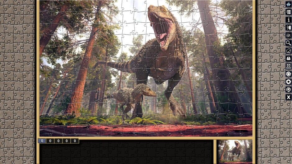Скриншот 2 из Pixel Puzzles: Illustrations & Anime - Jigsaw Pack: Dinosaurs