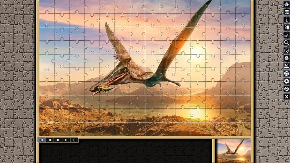 Скриншот 3 из Pixel Puzzles: Illustrations & Anime - Jigsaw Pack: Dinosaurs