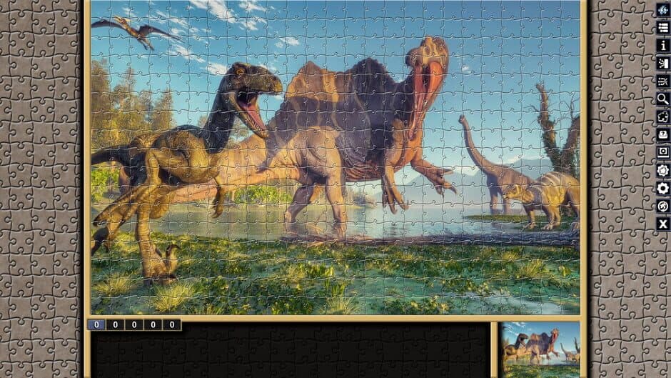Скриншот 4 из Pixel Puzzles: Illustrations & Anime - Jigsaw Pack: Dinosaurs