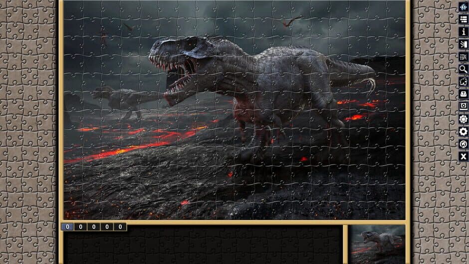 Скриншот 5 из Pixel Puzzles: Illustrations & Anime - Jigsaw Pack: Dinosaurs