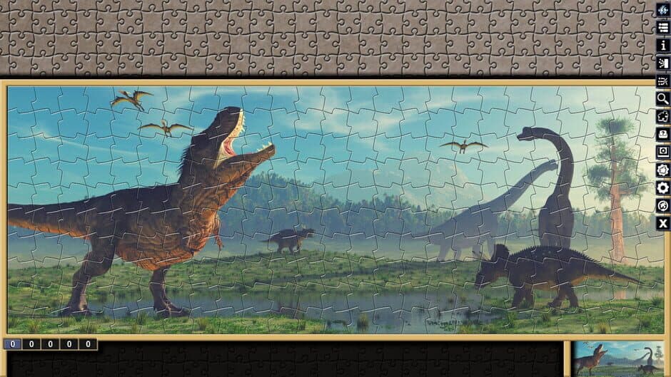 Скриншот 6 из Pixel Puzzles: Illustrations & Anime - Jigsaw Pack: Dinosaurs