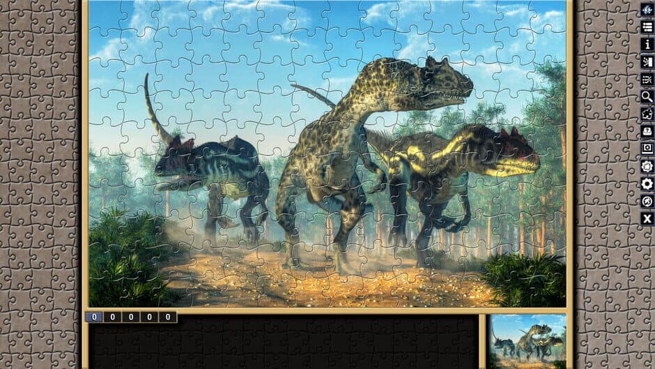 Скриншот 12 из Pixel Puzzles: Illustrations & Anime - Jigsaw Pack: Dinosaurs