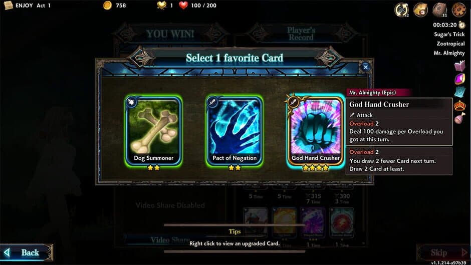Скриншот 3 из Overdungeon - Mr.Almighty (Card Pack)
