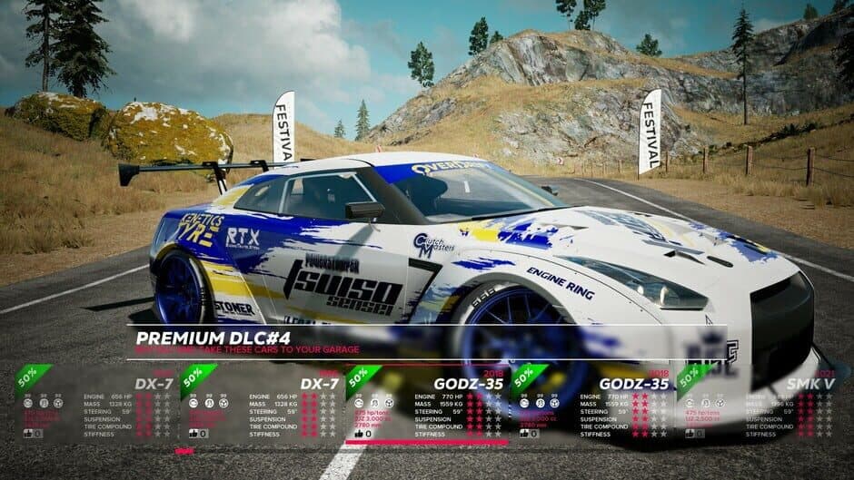 Скриншот 3 из OverDrift Festival: Premium Cars Pack#4