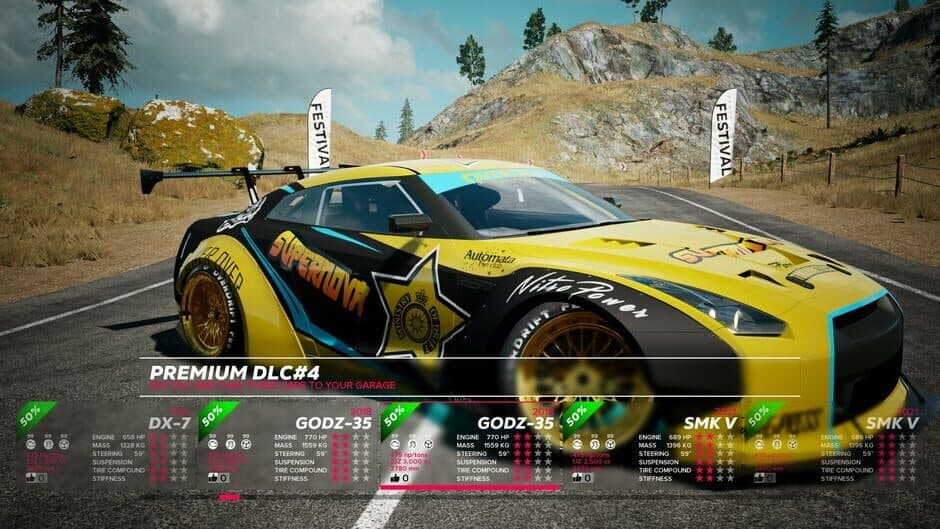 Скриншот 4 из OverDrift Festival: Premium Cars Pack#4