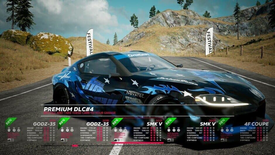 Скриншот 7 из OverDrift Festival: Premium Cars Pack#4