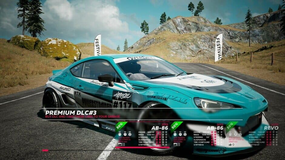 Скриншот 2 из OverDrift Festival: Premium Cars Pack#3