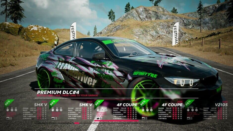 Скриншот 9 из OverDrift Festival: Premium Cars Pack#4