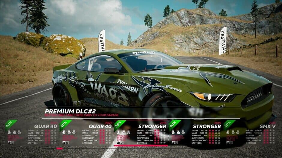 Скриншот 3 из OverDrift Festival: Premium Cars Pack #2