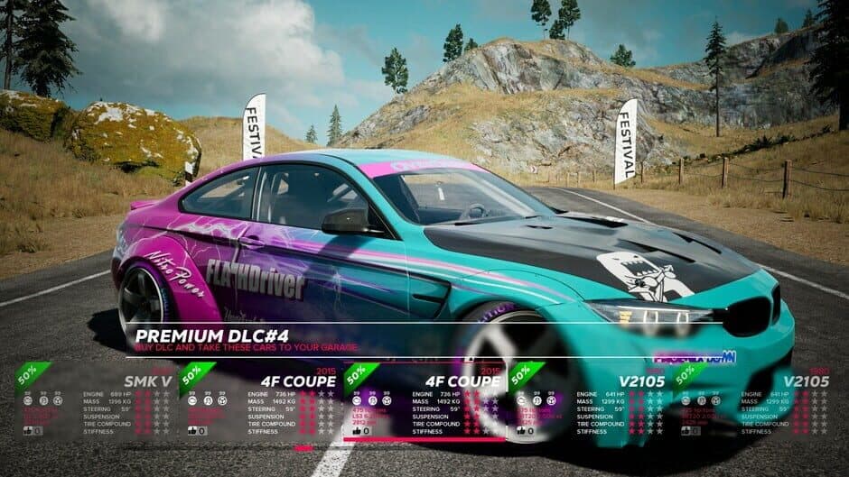 Скриншот 6 из OverDrift Festival: Premium Cars Pack#4