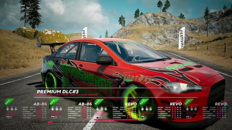 Скриншот 3 из OverDrift Festival: Premium Cars Pack#3