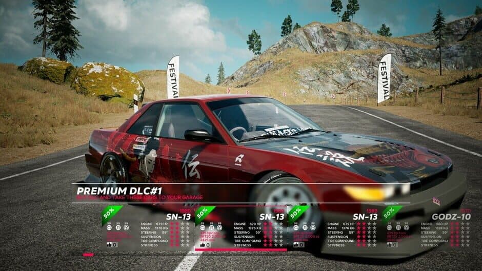 Скриншот 8 из OverDrift Festival: Premium Cars Pack#1