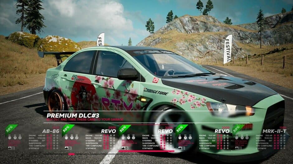 Скриншот 7 из OverDrift Festival: Premium Cars Pack#3
