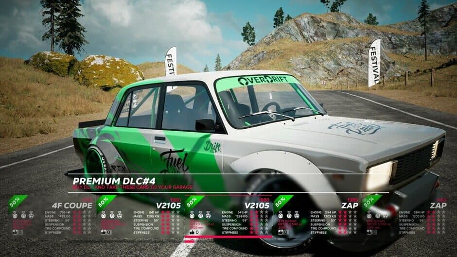 Скриншот 8 из OverDrift Festival: Premium Cars Pack#4