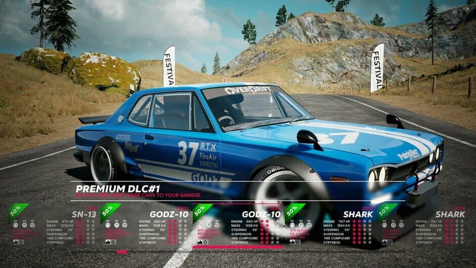 Скриншот 7 из OverDrift Festival: Premium Cars Pack#1
