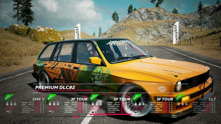 Скриншот 6 из OverDrift Festival: Premium Cars Pack #2