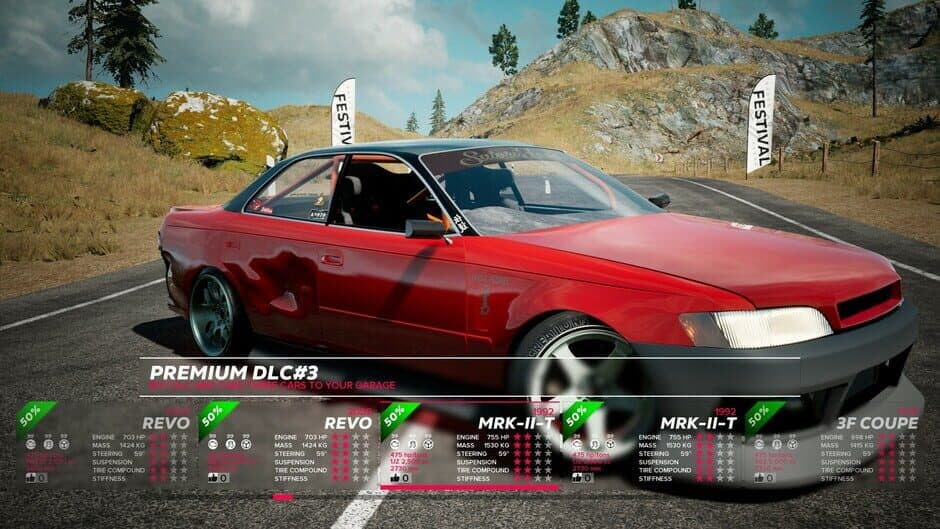 Скриншот 5 из OverDrift Festival: Premium Cars Pack#3