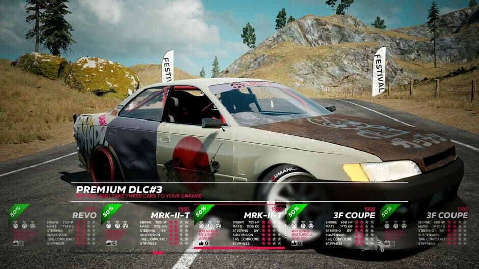 Скриншот 6 из OverDrift Festival: Premium Cars Pack#3