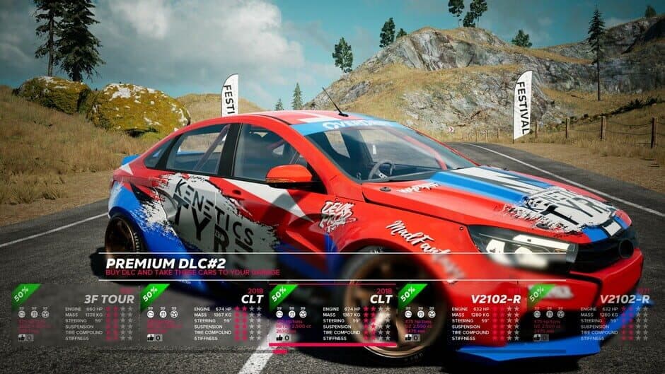 Скриншот 7 из OverDrift Festival: Premium Cars Pack #2