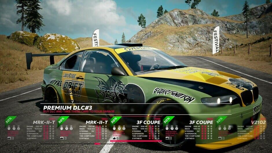 Скриншот 8 из OverDrift Festival: Premium Cars Pack#3