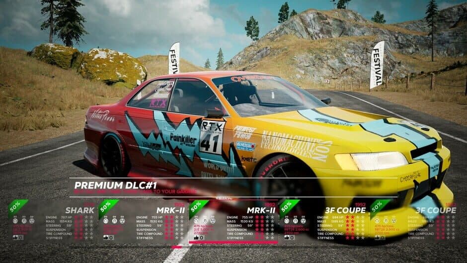 Скриншот 10 из OverDrift Festival: Premium Cars Pack#1