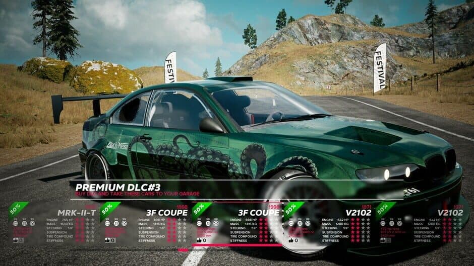 Скриншот 9 из OverDrift Festival: Premium Cars Pack#3
