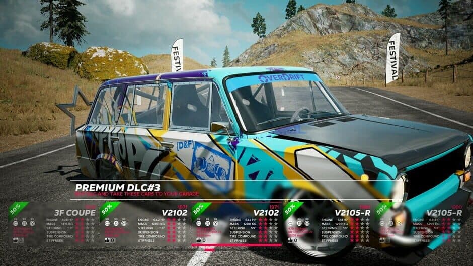 Скриншот 11 из OverDrift Festival: Premium Cars Pack#3
