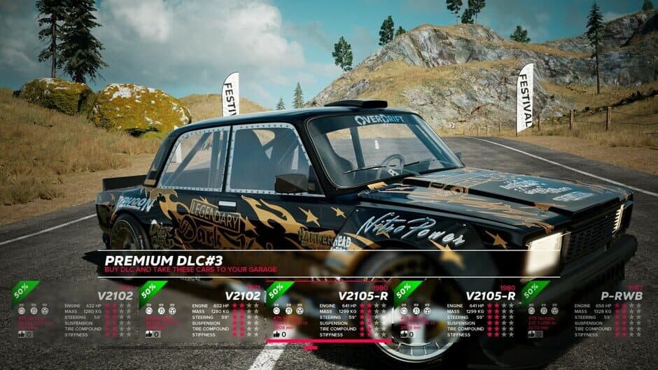 Скриншот 12 из OverDrift Festival: Premium Cars Pack#3