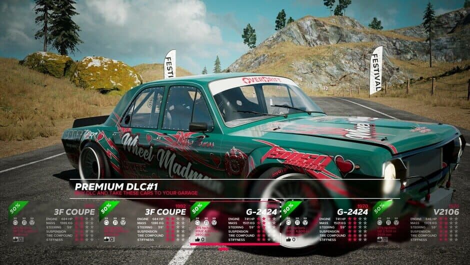 Скриншот 5 из OverDrift Festival: Premium Cars Pack#1