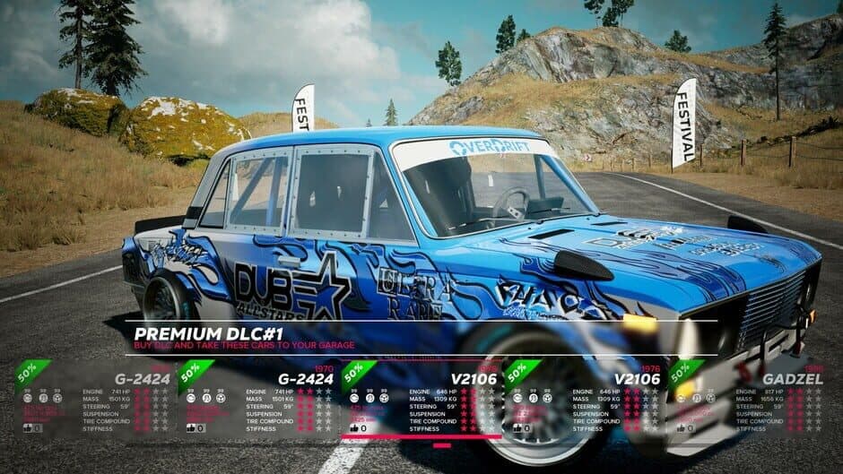 Скриншот 6 из OverDrift Festival: Premium Cars Pack#1