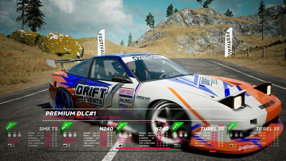 Скриншот 1 из OverDrift Festival: Premium Cars Pack#1