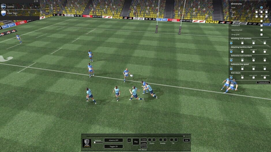 Скриншот 3 из National Rugby Manager: Southern Hemisphere Rugby Pack