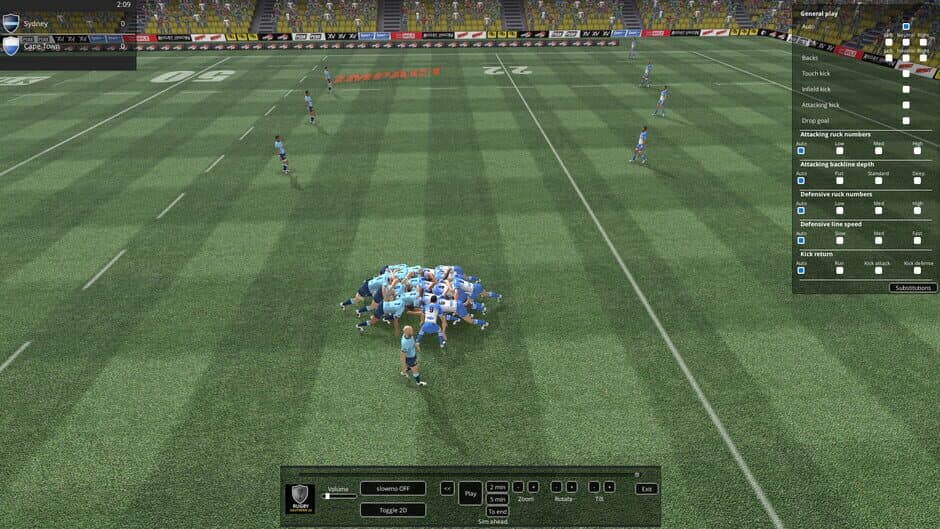 Скриншот 4 из National Rugby Manager: Southern Hemisphere Rugby Pack