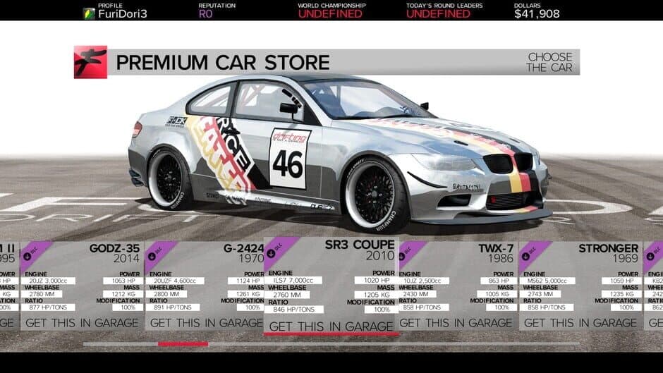 Скриншот 7 из Furidashi: Drift Cyber Sport - Premium Cars Pack 2
