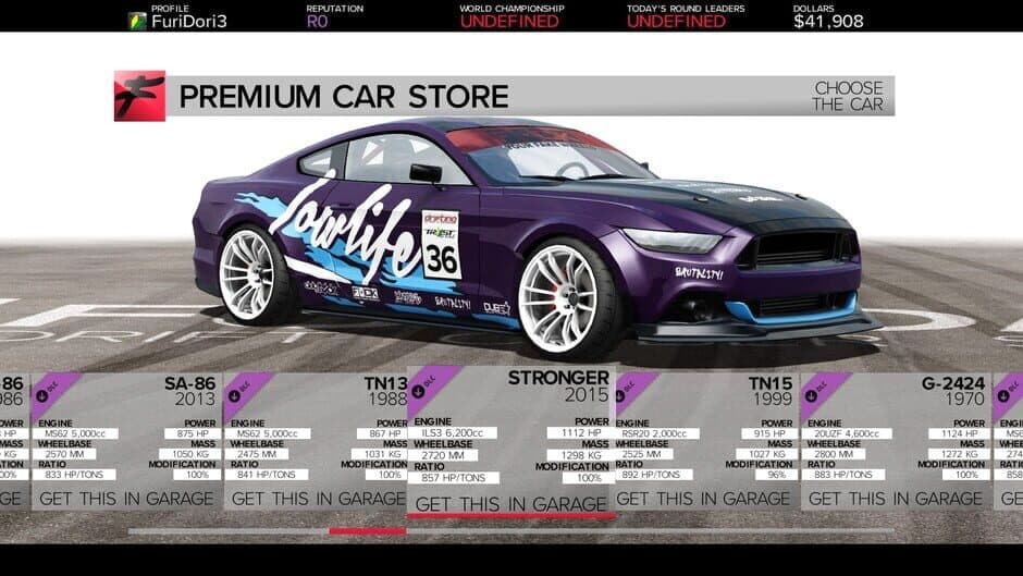Скриншот 10 из Furidashi: Drift Cyber Sport - Premium Cars Pack 1