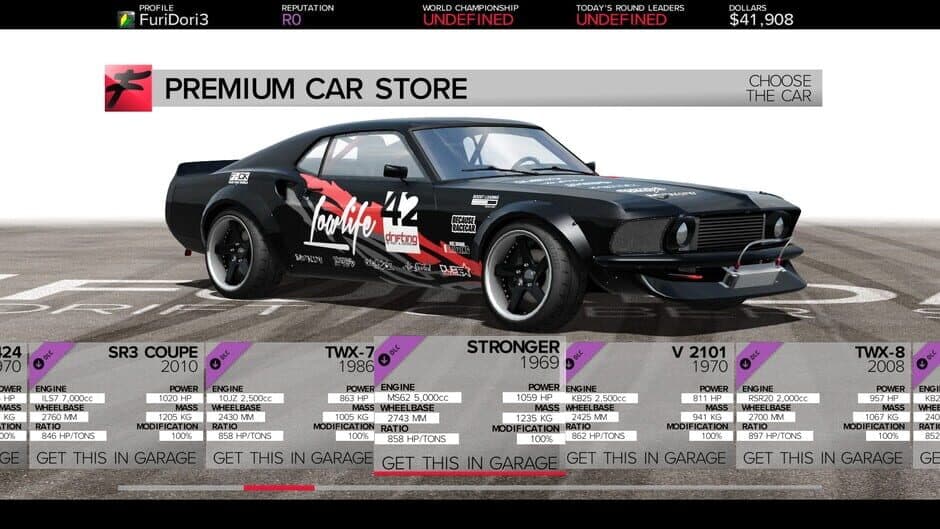 Скриншот 4 из Furidashi: Drift Cyber Sport - Premium Cars Pack 2