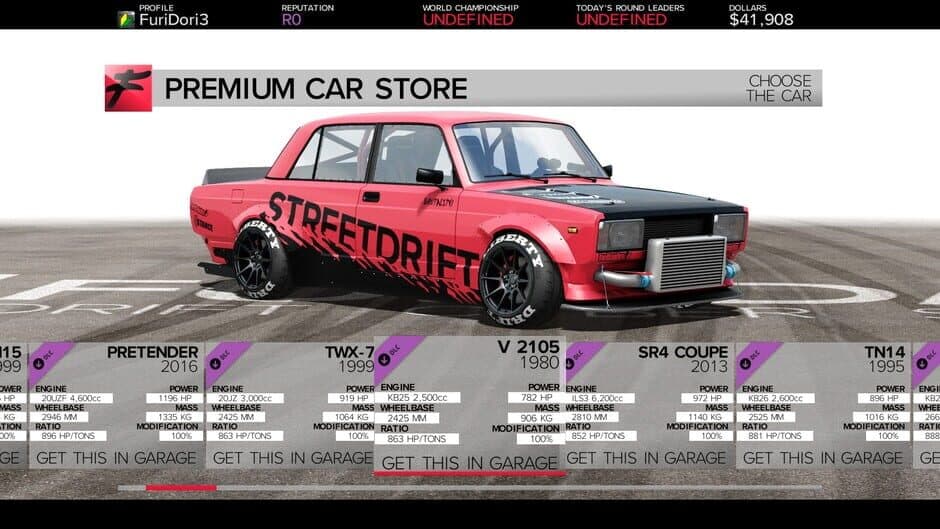 Скриншот 3 из Furidashi: Drift Cyber Sport - Premium Cars Pack 1