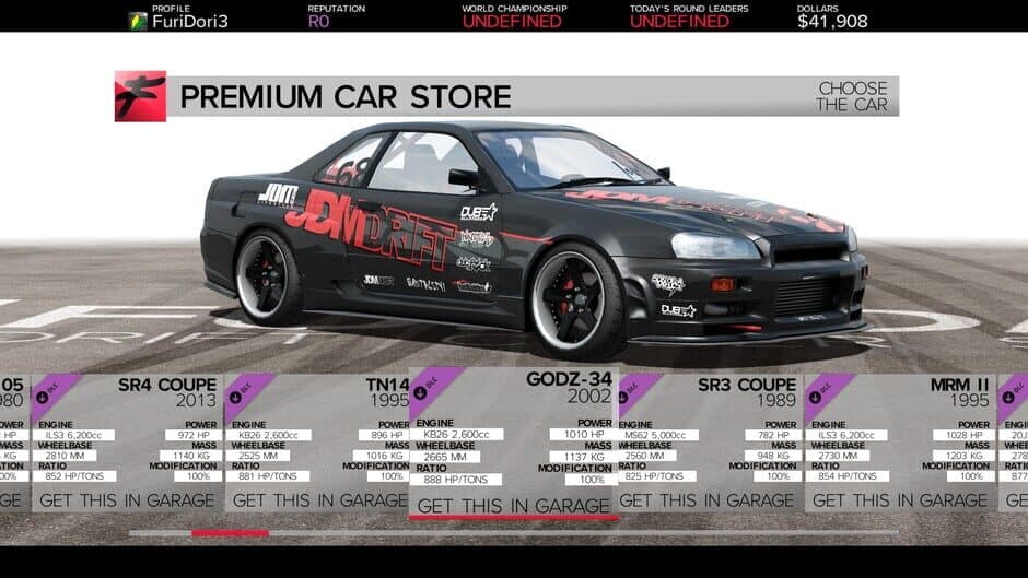 Скриншот 5 из Furidashi: Drift Cyber Sport - Premium Cars Pack 1