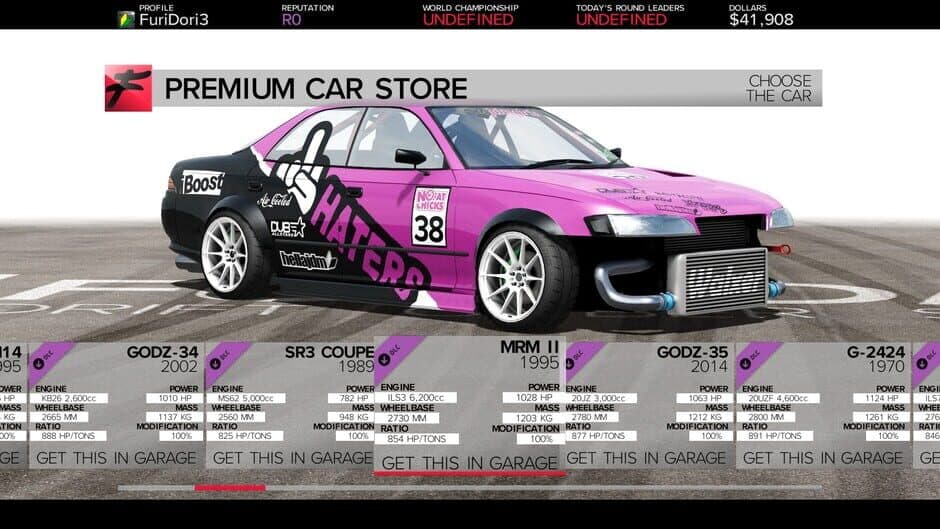 Скриншот 7 из Furidashi: Drift Cyber Sport - Premium Cars Pack 1