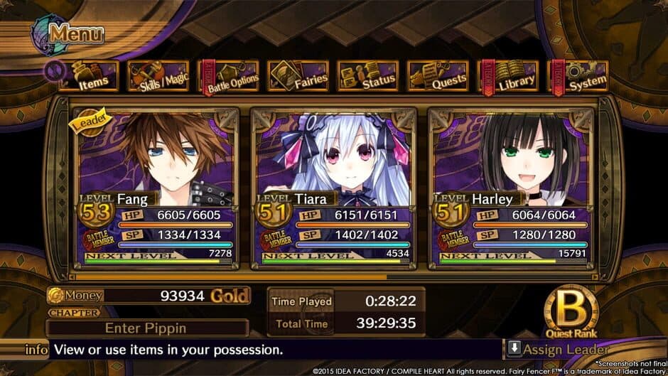 Скриншот 8 из Fairy Fencer F: Additional Fairy Pack