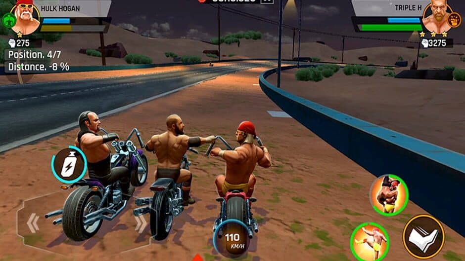 Скриншот 1 из WWE Racing Showdown