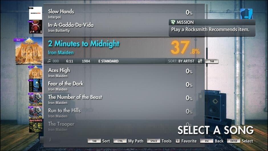 Скриншот 1 из Rocksmith 2014 Edition: Remastered - Iron Maiden: Song Pack