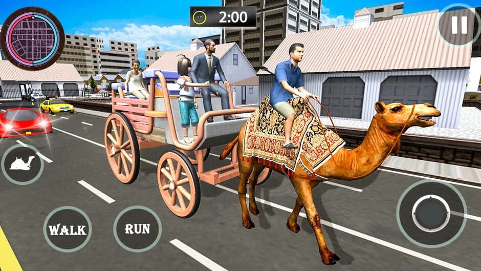 Скриншот 2 из Passenger Camel Taxi Driving