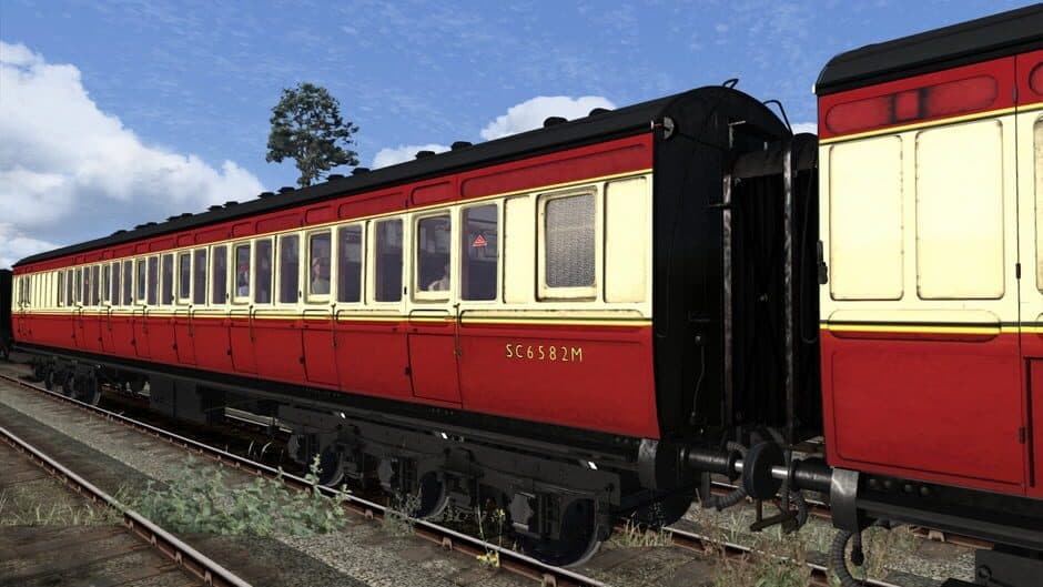 Скриншот 1 из TS Marketplace: Caledonian Railway 65ft Grampian BR Crimson & Cream Coach Pack Add-On